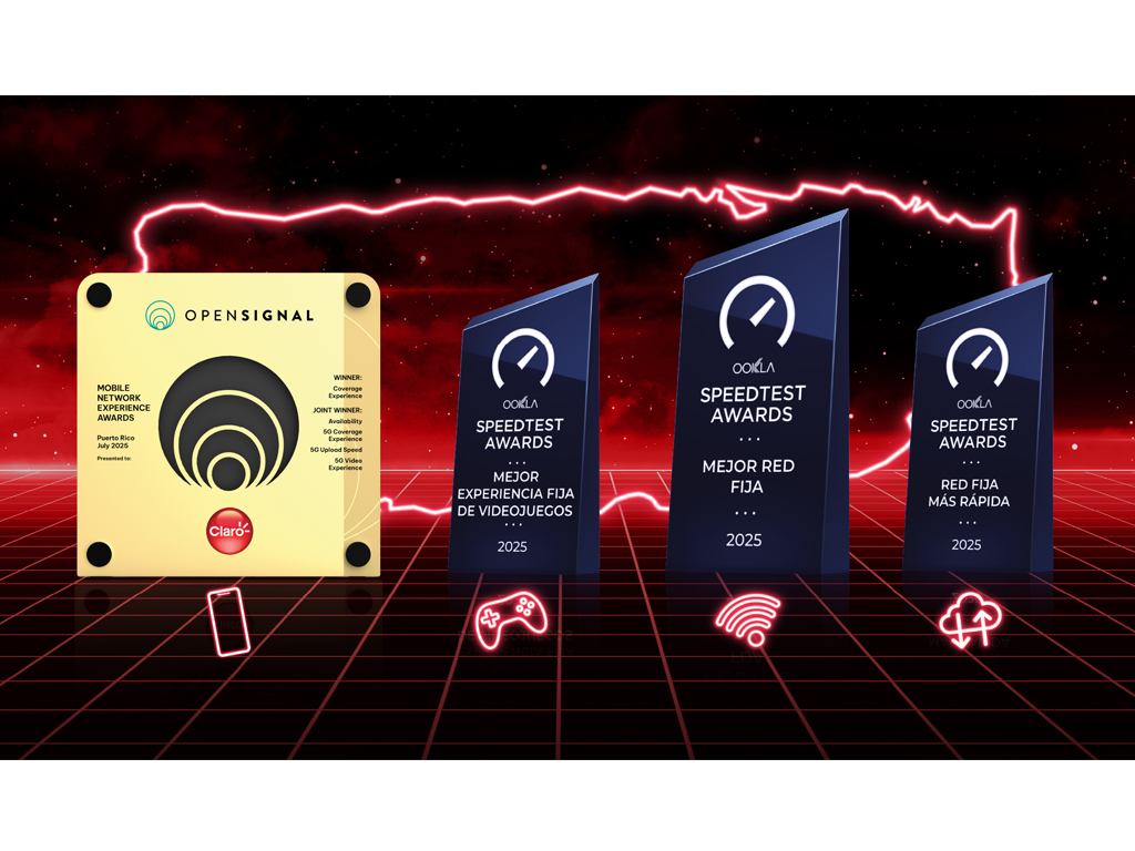 Ookla® y Opensignal proclaman a Claro como la #1 en Puerto Rico