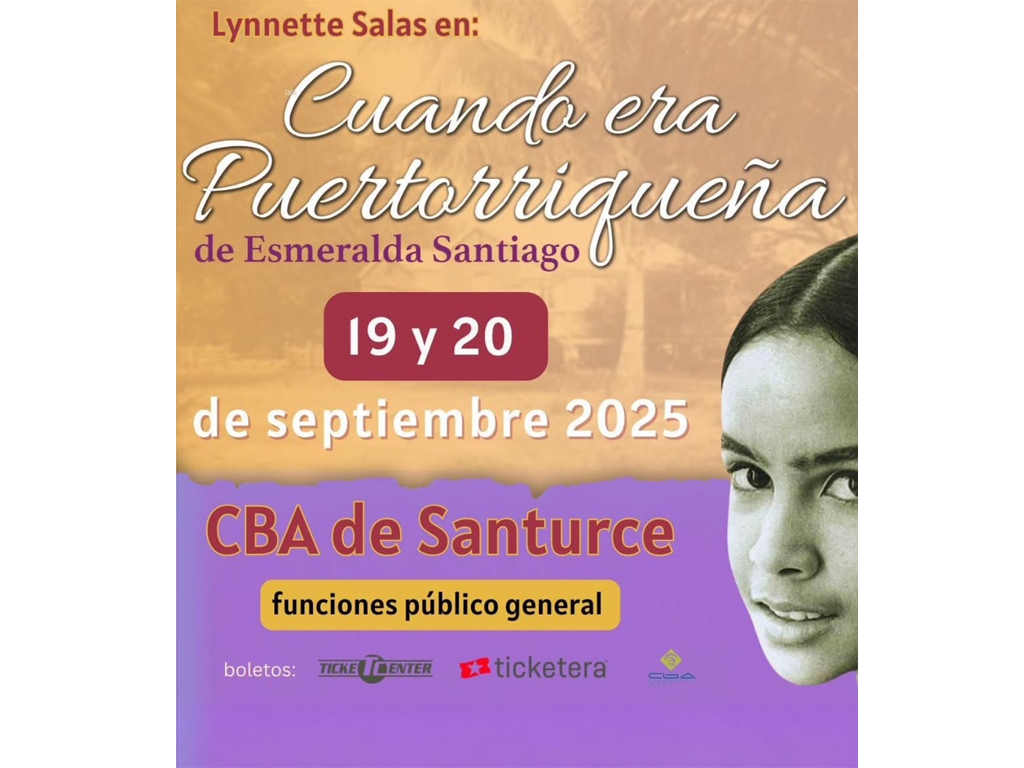 Cuando Era Puertorriqueña de Esmeralda Santiago llega a Bellas Artes de Santurce