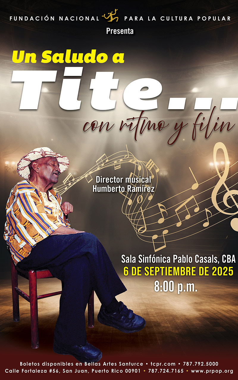 Humberto Ramírez y la Fundación Nacional para la Cultura Popular rinden tributo a Tite Curet Alonso con un concierto majestuoso
