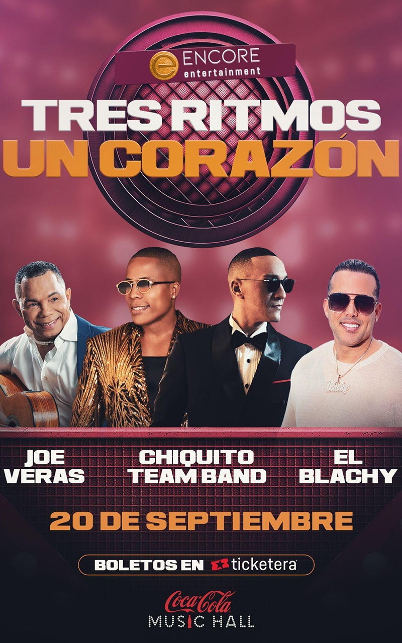 Tres Géneros Tropicales se unen en el Coca-Cola Music Hall