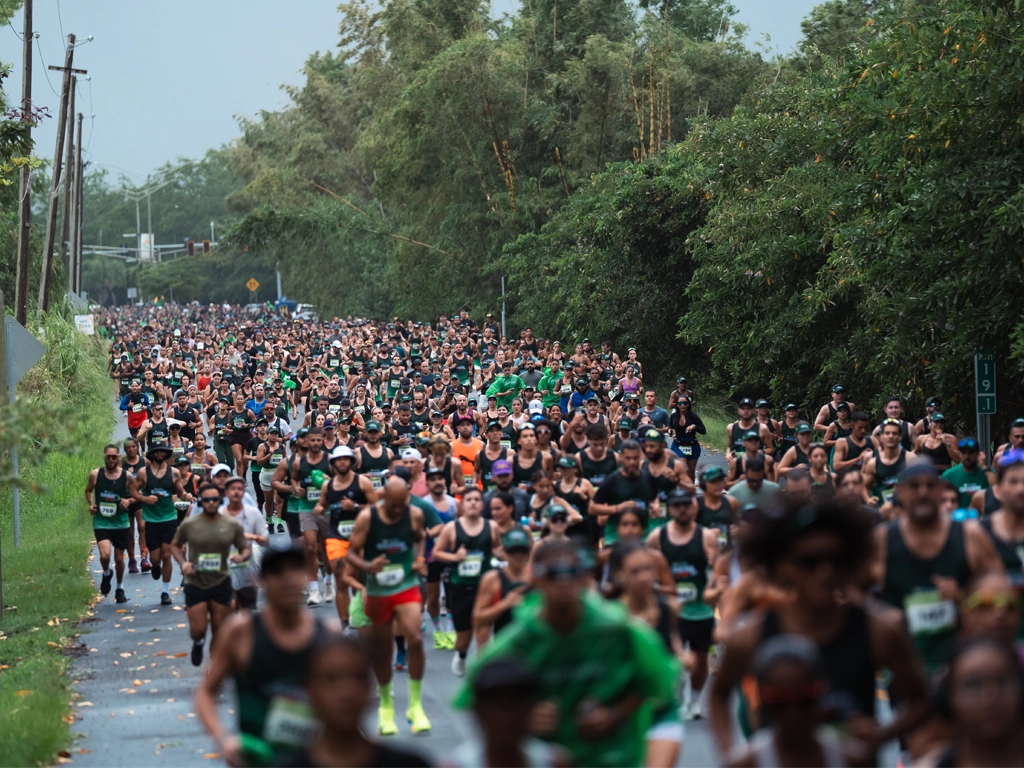 Miles de personas disfrutaron del Garnier Green Road 5K