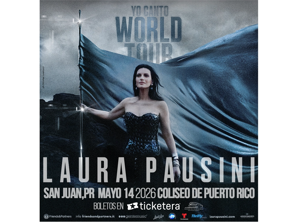 Laura Pausini regresa a Puerto Rico tras 10 años de ausencia  con su “Yo Canto” World Tour
