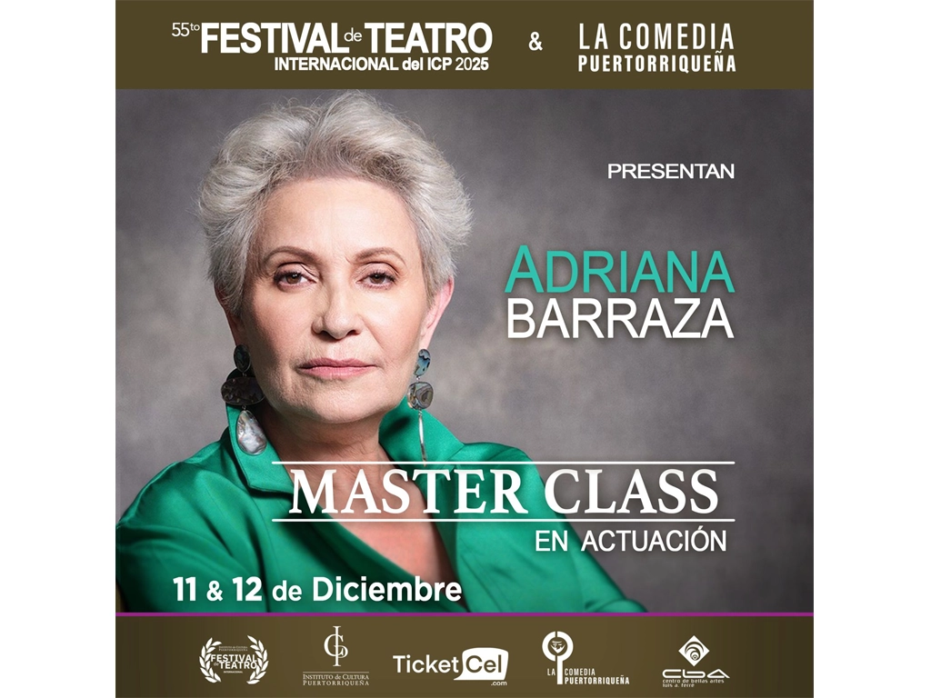 La actriz Adriana Barraza llega a Puerto Rico para ofrecer una clase magistral