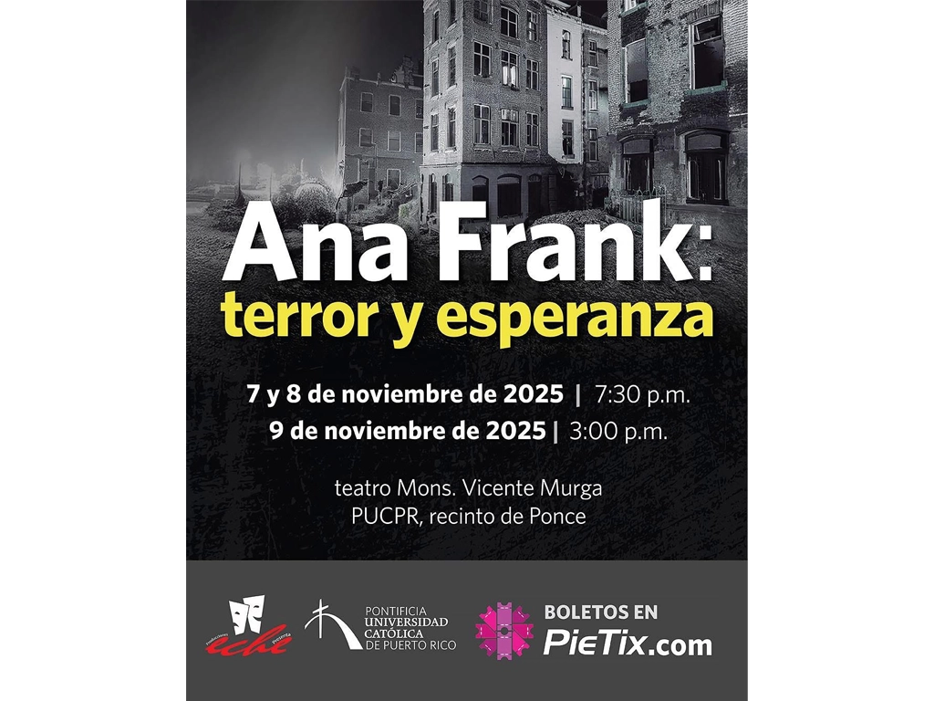 Sube el telón para la pieza “Ana Frank: terror y esperanza”
