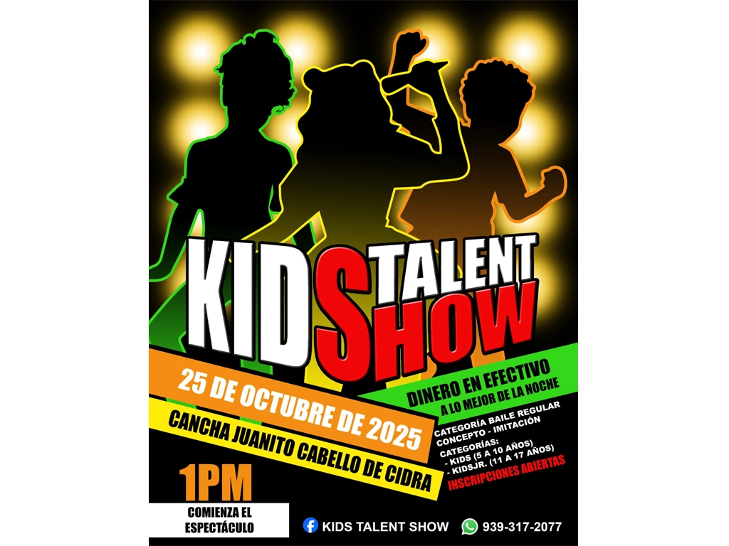 “Kids Talent Show” llega a Cidra para destacar el talento de niños y jóvenes