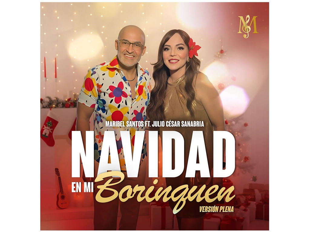 Maribel Santos relanza Navidad en mi Borinquen junto a Julio César Sanabria en versión plena