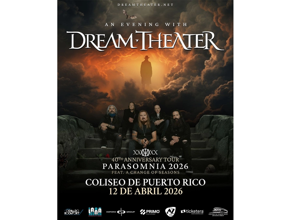 Dream Theater celebra su 40 Aniversario con histórico concierto en Puerto Rico