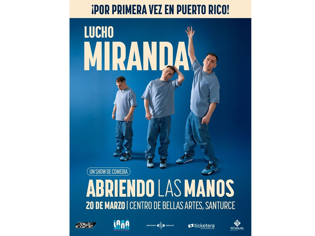 Lucho Miranda llega por primera vez a Puerto Rico con su exitoso tour “Abriendo las Manos”