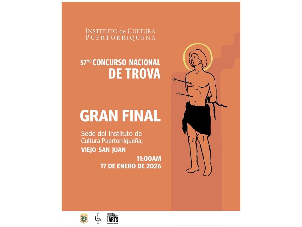 Instituto de Cultura Puertorriqueña celebrará la Gran Final del 57mo Concurso Nacional de Trova durante las Fiestas de la Calle San Sebastián