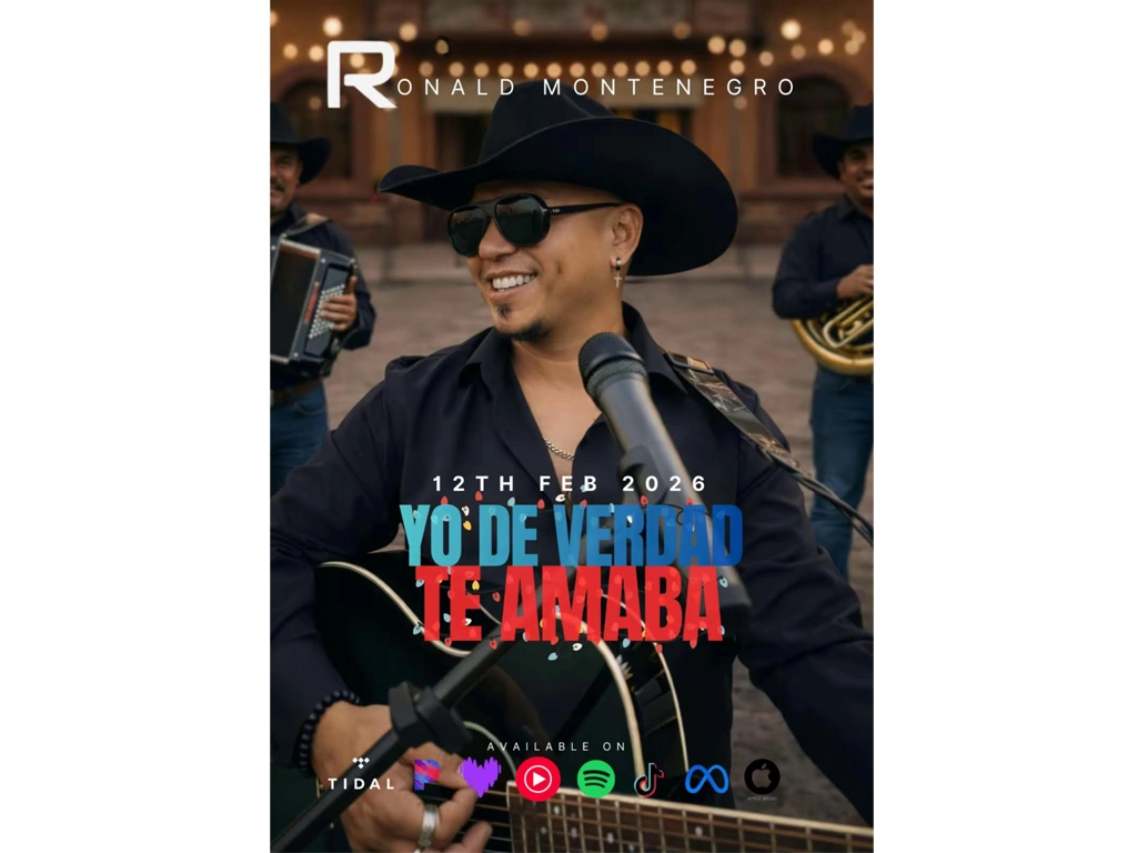 Ronald Montenegro se reinventa en el regional mexicano con el estreno de “Yo de verdad te amaba”