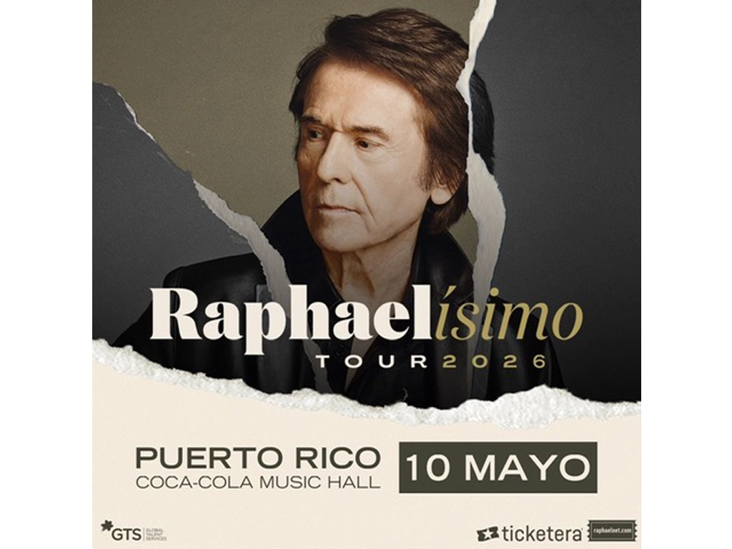 Regresa a Puerto Rico Raphael “Raphaelísimo” – Gira 2026 Día de las Madres Coca-Cola Music Hall