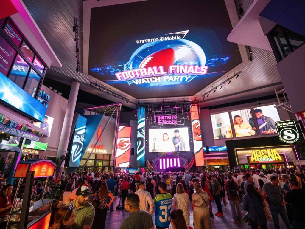 Distrito T-Mobile llevará el Super Bowl a otro nivel con una celebración impresionante