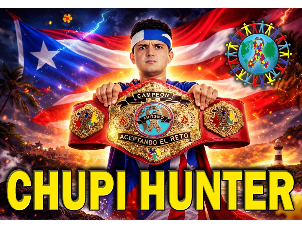 Cuando nadie creía, lo logró: “Chupi Hunter” conquista el ring y rompe todas las barreras