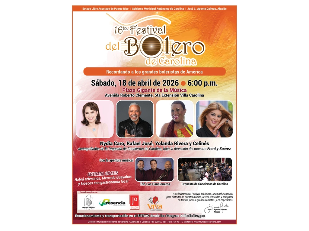 Carolina celebra una nueva edición del Festival del Bolero al Estilo OTI