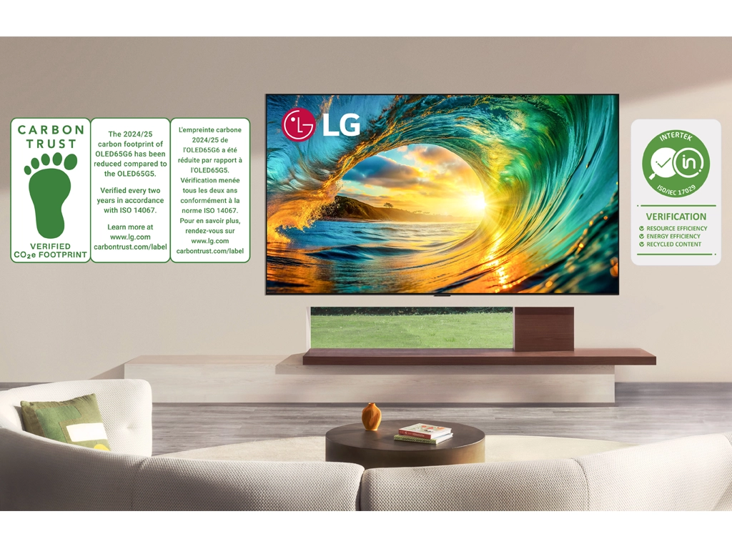 LG Electronics destaca los avances en sostenibilidad de sus televisores 2026 con múltiples eco-certificaciones