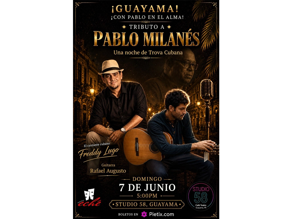 “¡Con Pablo en Alma!” llevará la música y el legado de Pablo Milanés a Guayama