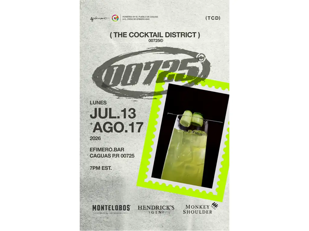 Caguas reunirá a 28 bartenders y cerrará una calle para celebrar The Cocktail District (00725)