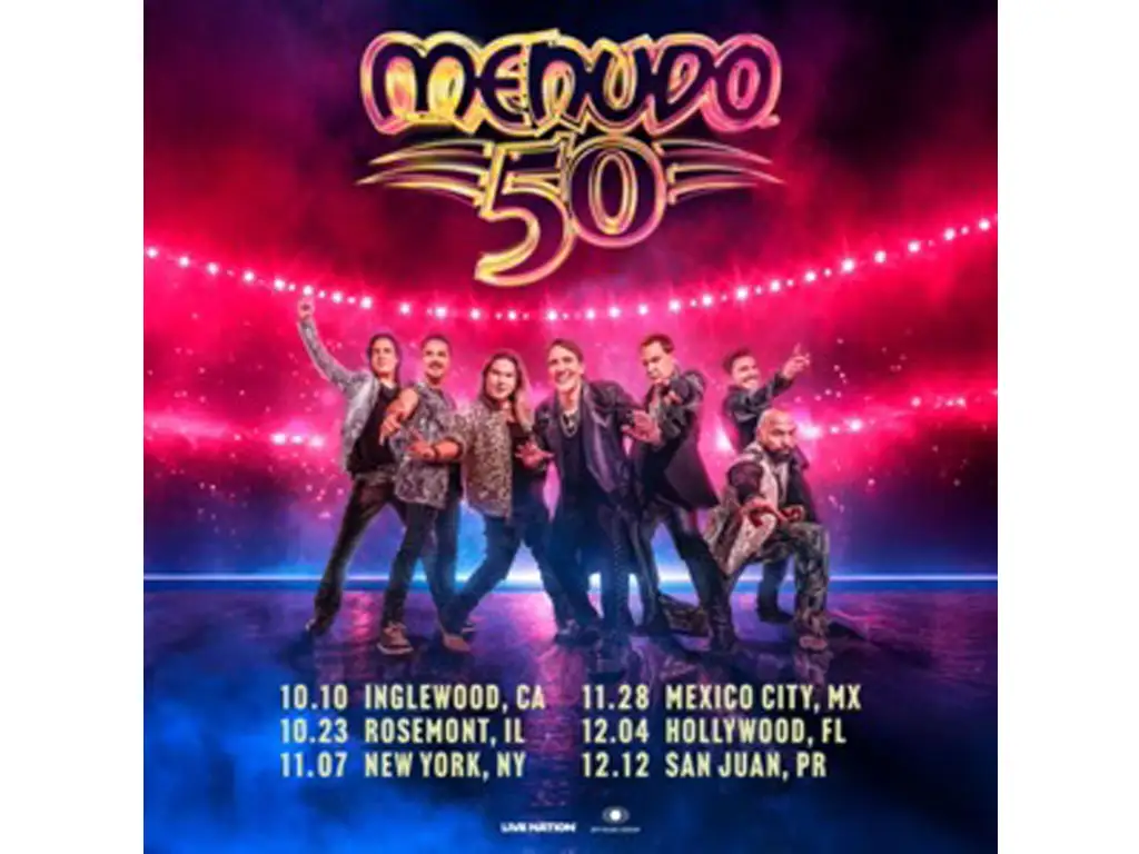 El legendario fenómeno musical mundial Menudo se reúne para celebrar 50 años de historia con la histórica gira Menudo 50 Aniversario