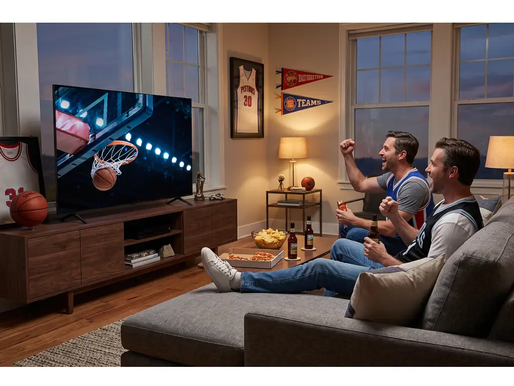 Esta temporada de playoffs, tu sala también anota triple