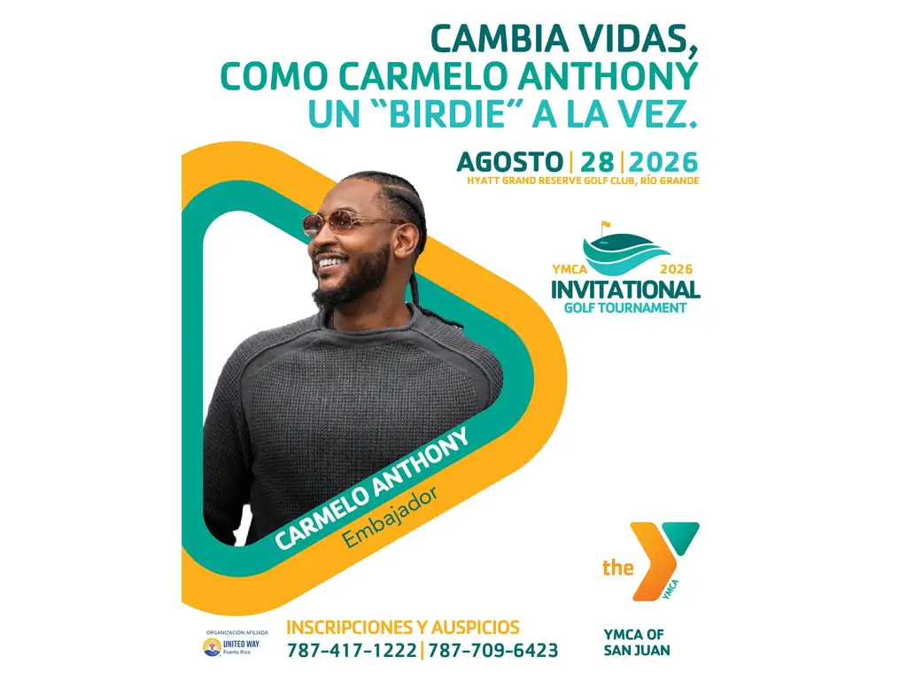 Carmelo Anthony será el embajador del YMCA Invitational Golf Tournament 2026 en la isla