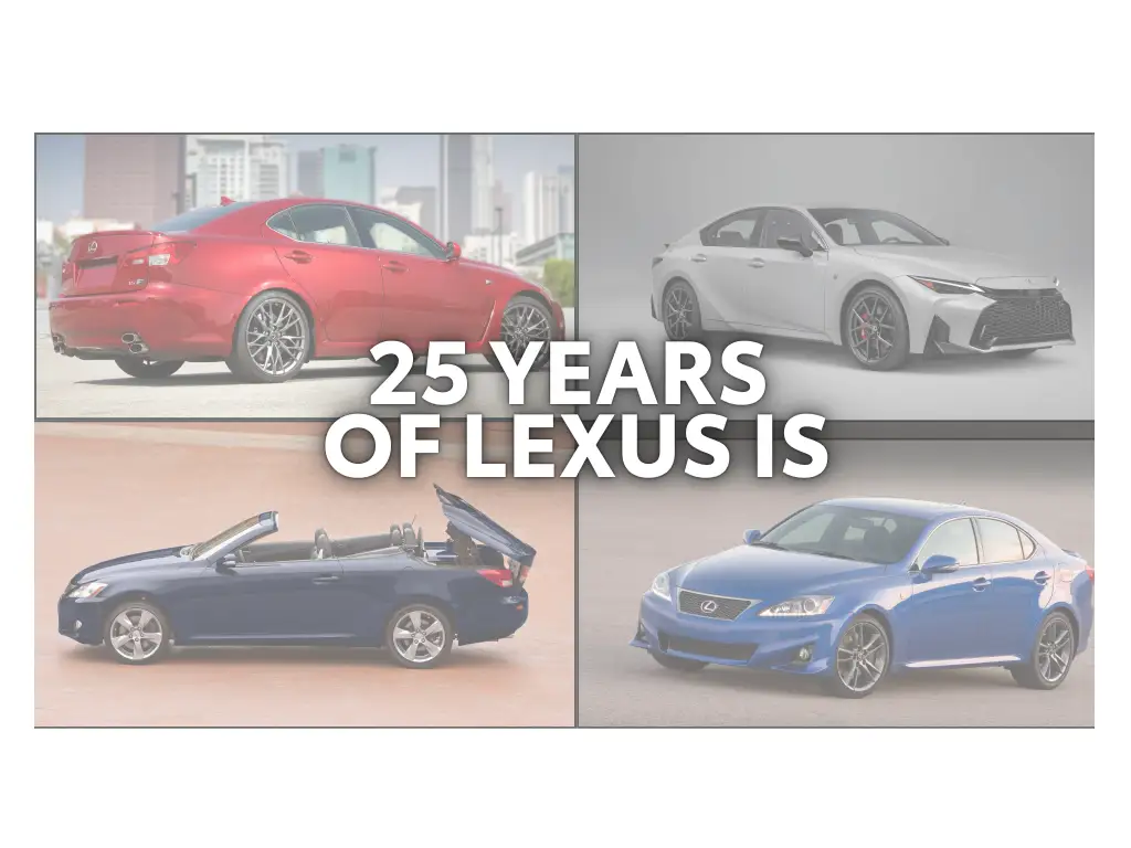 Lexus IS celebra 25 años de evolución, desempeño e innovación