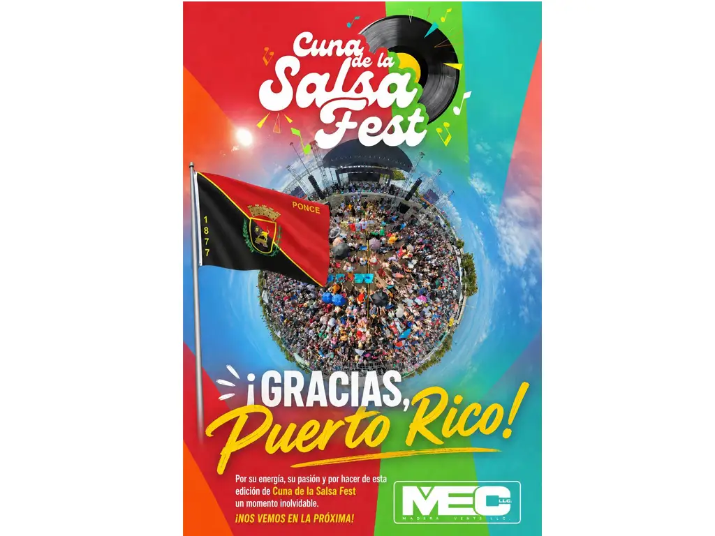Miles abarrotan La Guancha en histórica edición del Cuna de la Salsa Fest, evento que proyectó a Ponce ante el mundo