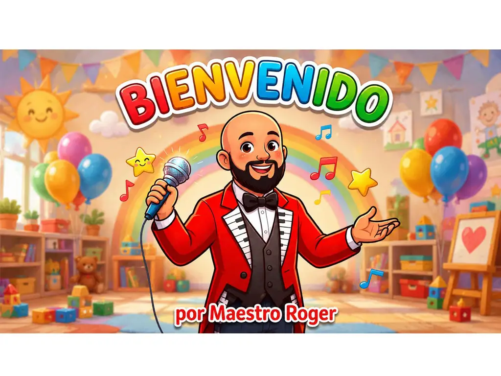 Maestro Roger presenta “Bienvenido”, una canción que celebra el inicio de nuevas aventuras para los más pequeños